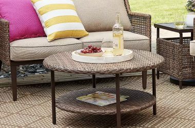 Sonoma Round Wicker Coffee Table Just $41 After Kohl’s Cash!